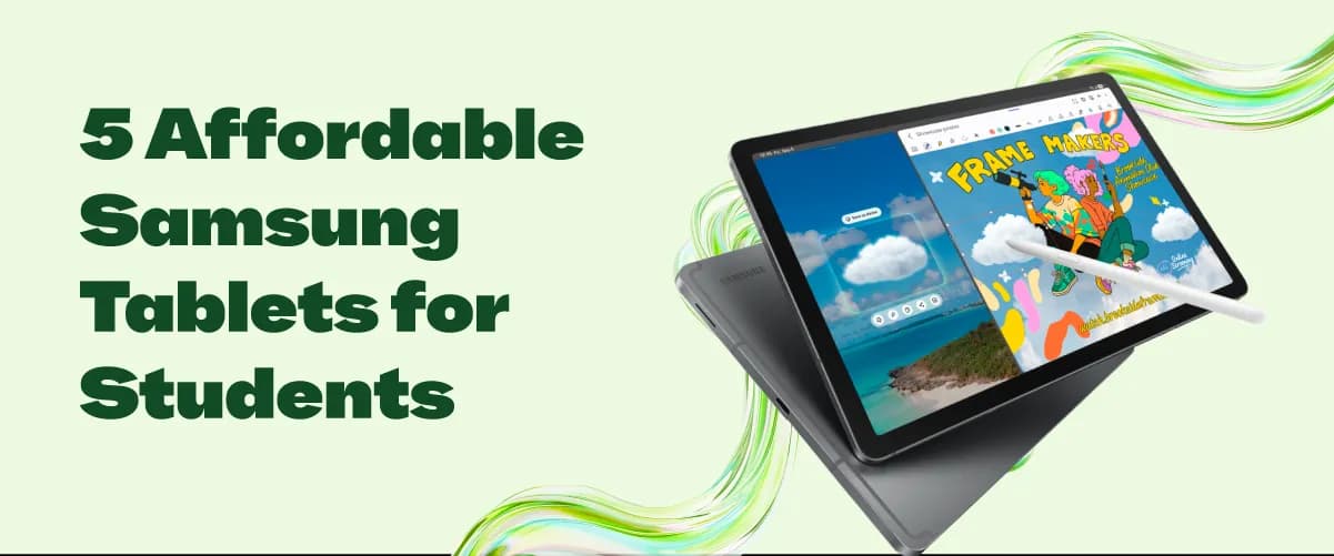 A thumbnail image of a blog about 5 affordable samsung tablets for students in the philippines